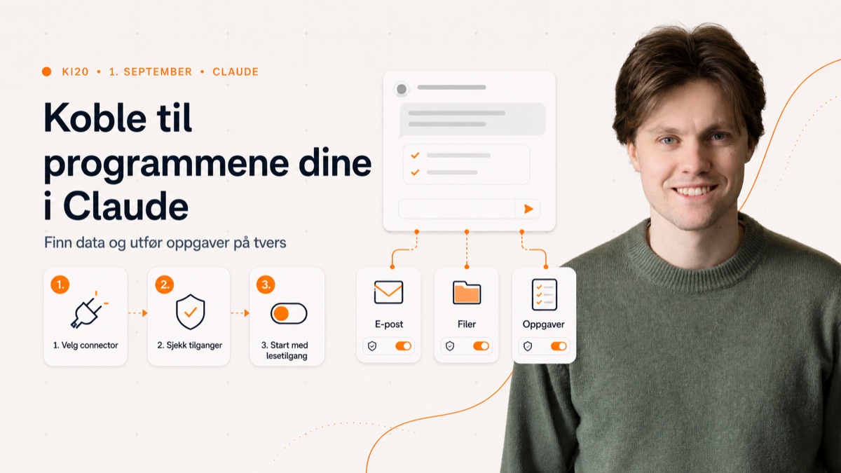 Cover til sendingen «Koble til programmene dine i Claude»